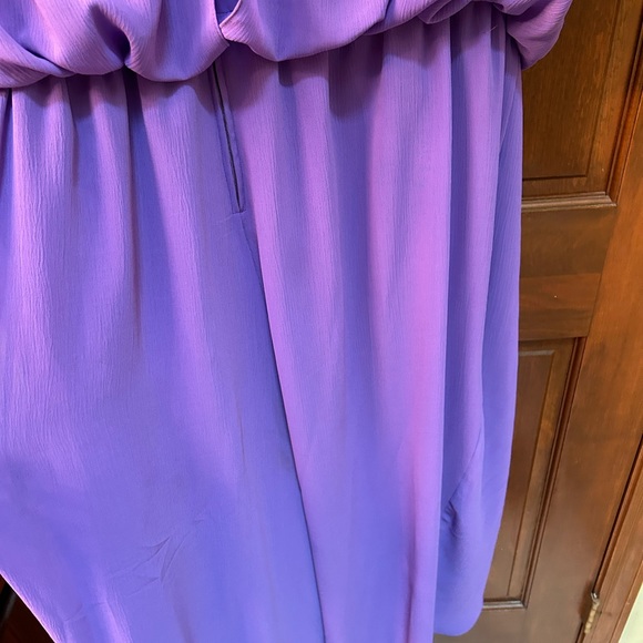 VTG Amazing 80s Lavender Pantsuit with Bling accents. By Nightworks Size 26w. - Picture 6 of 12